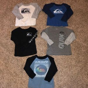 Toddler quicksilver long sleeve shirts